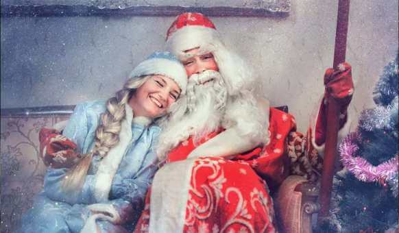 New Year (Santa Claus, Snow Maiden and favorite heroes)
