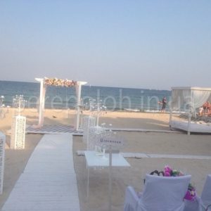 Outdoor restaurant atthe seaside in Odessa